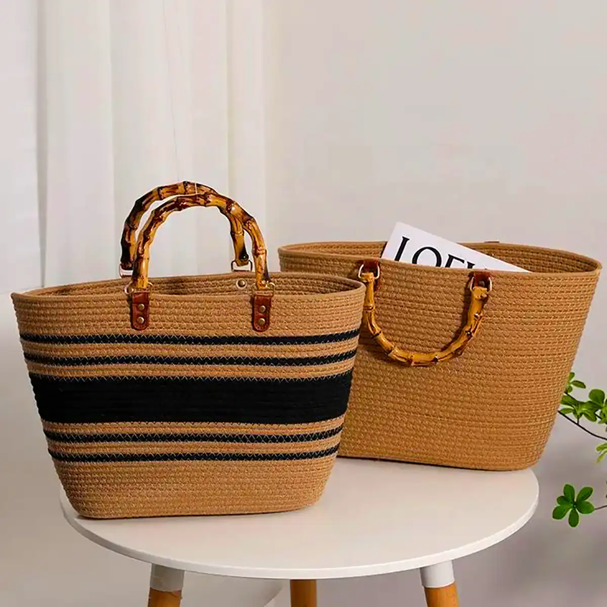 کیف دستی حصیری