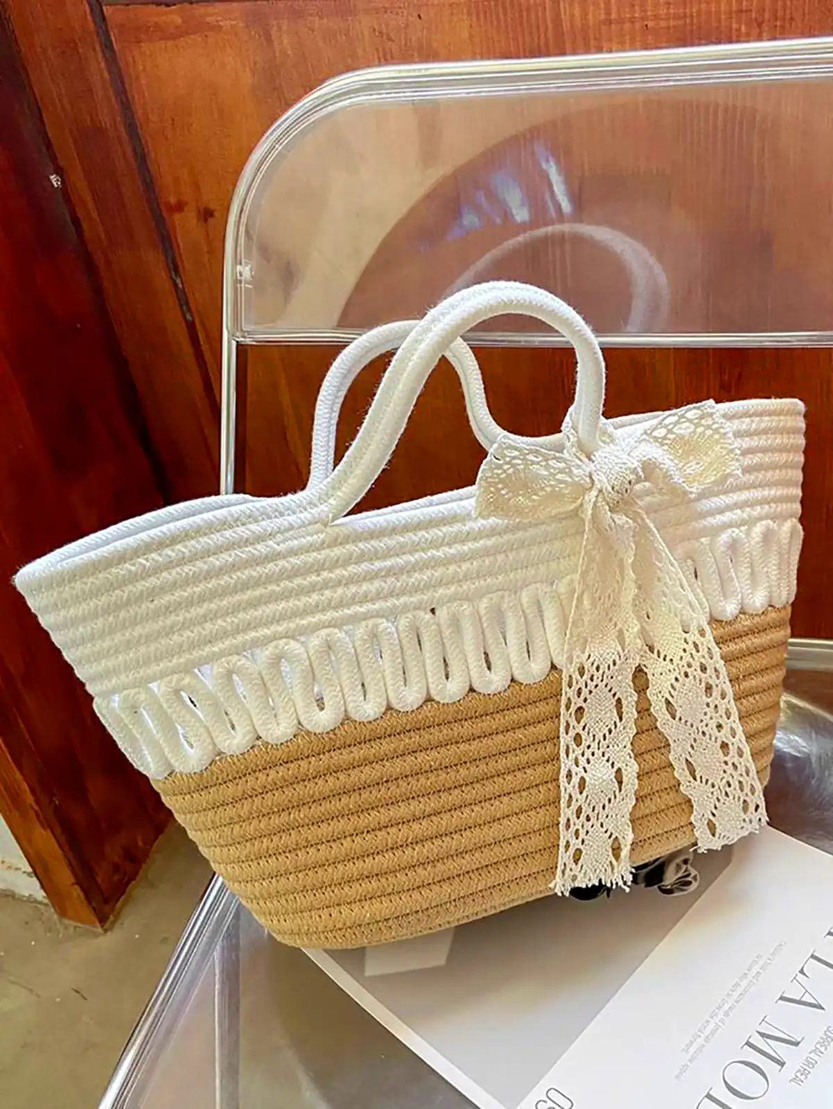 کیف دستی حصیری