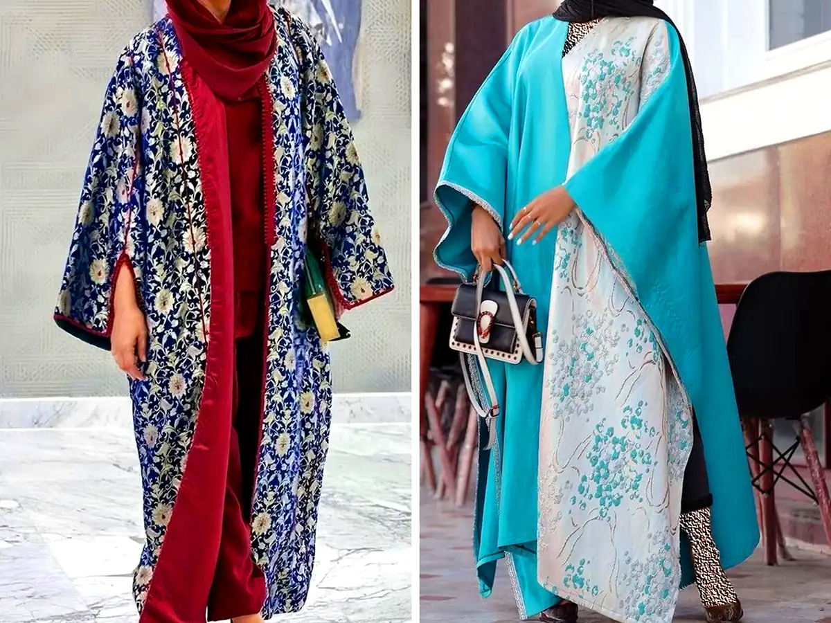 مانتو عبایی مدرن مجلسی