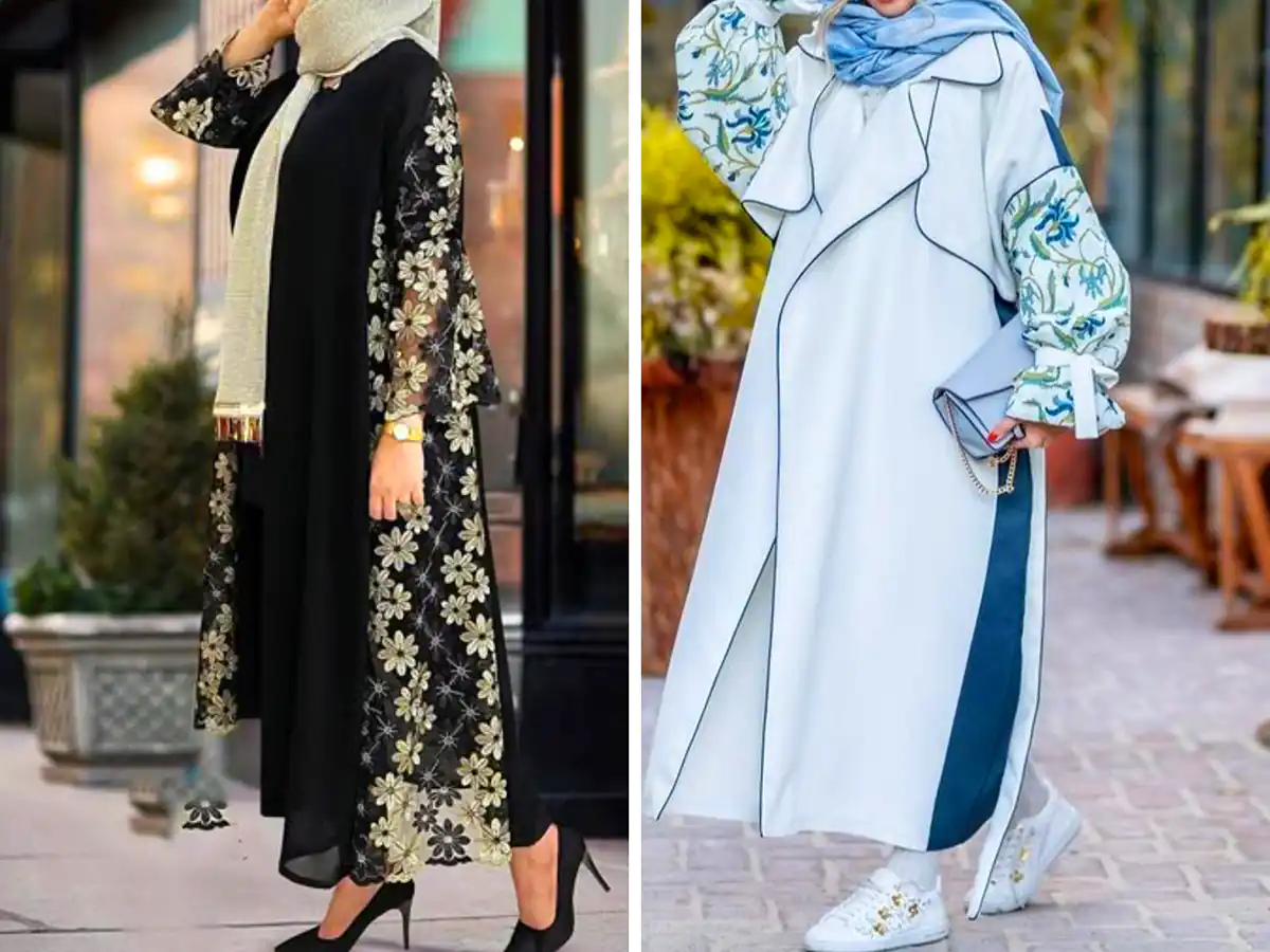 مانتو با پارچه کرپ و جذاب