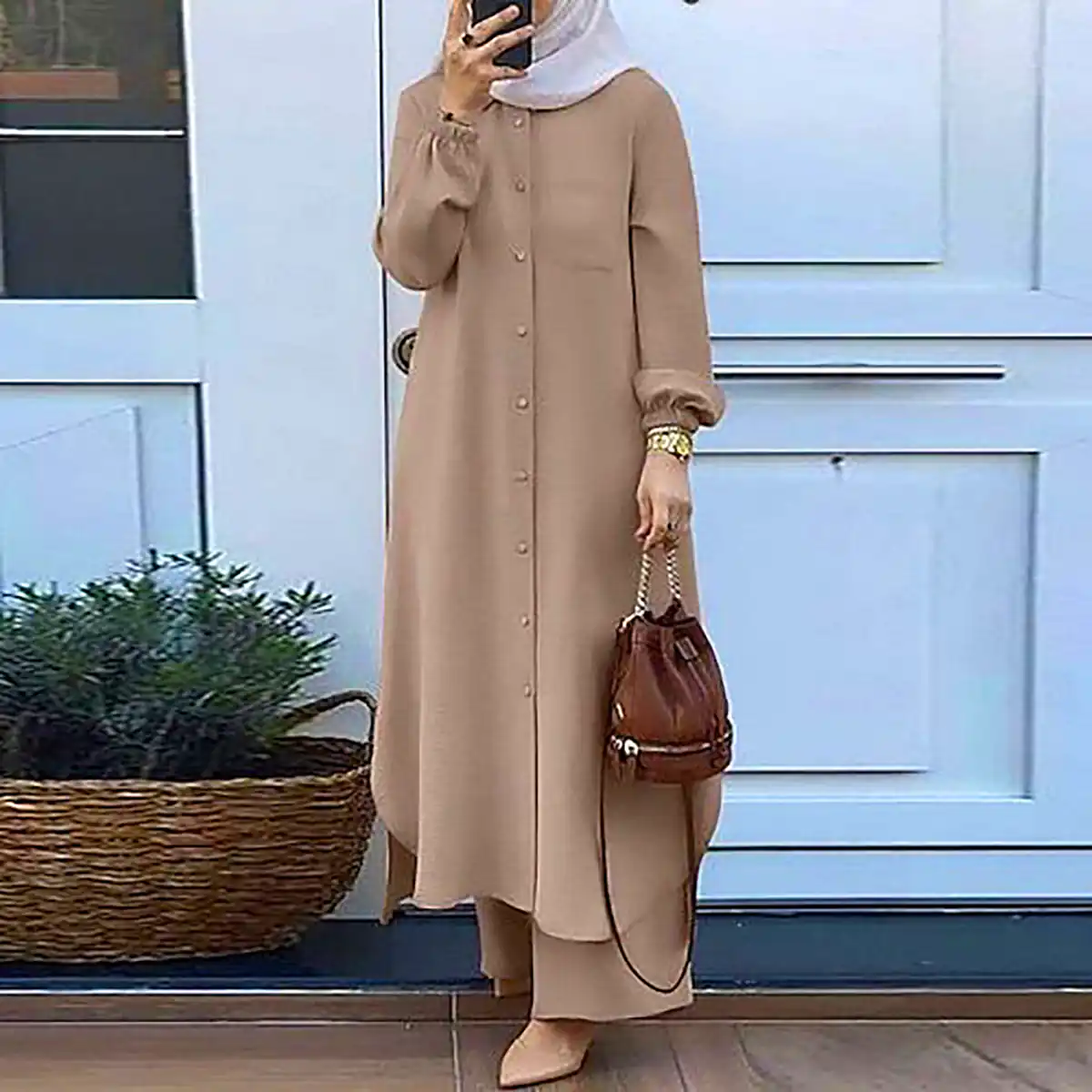 مانتو با طراحی ساده