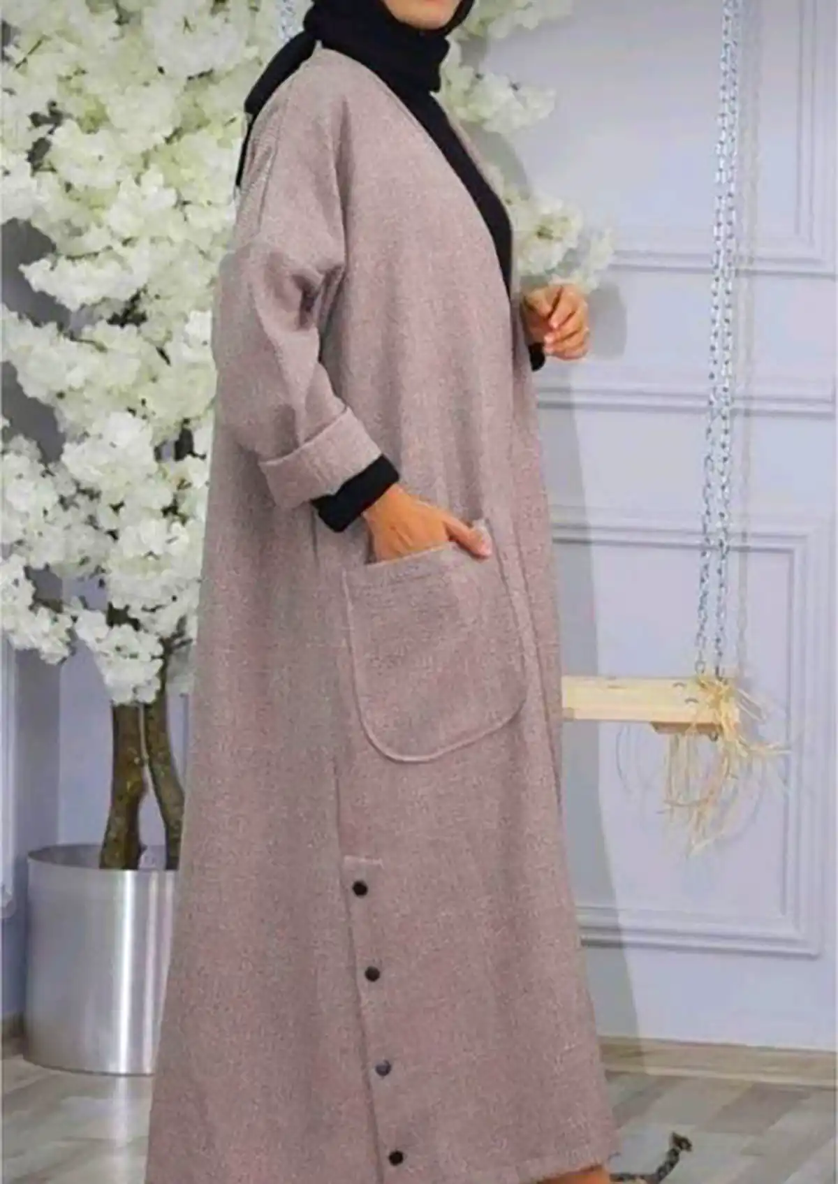 مانتو با طراحی ساده
