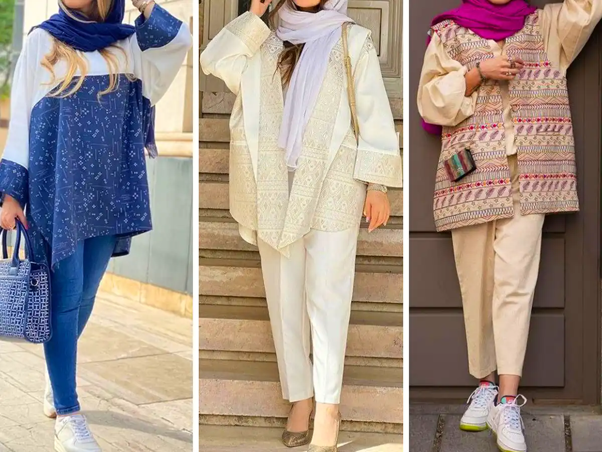 مانتو فری سایز شیک