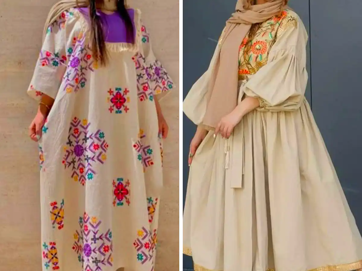 مانتو رنگارنگ فانتزی