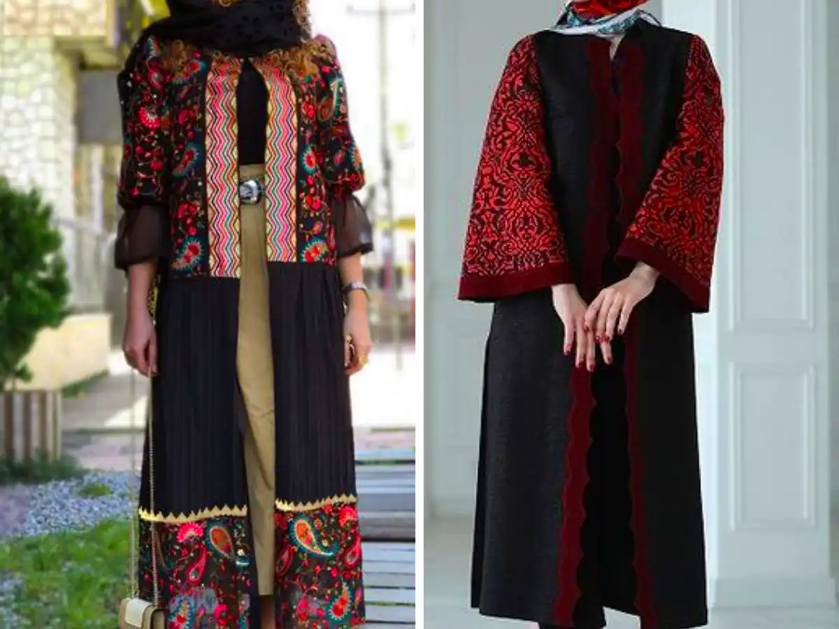 مانتو شاد با طراحی زیبا