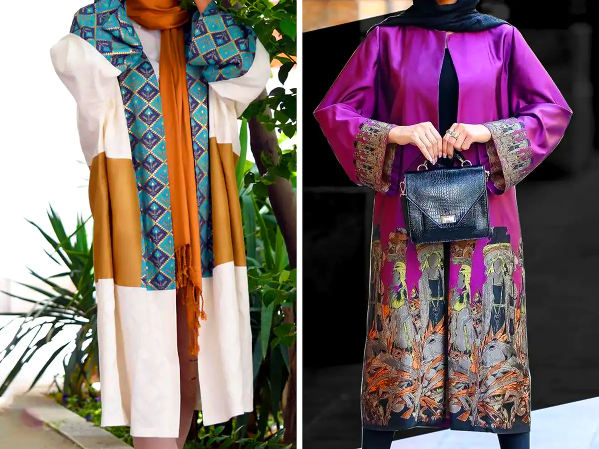 مانتو شاد و رنگی زنانه