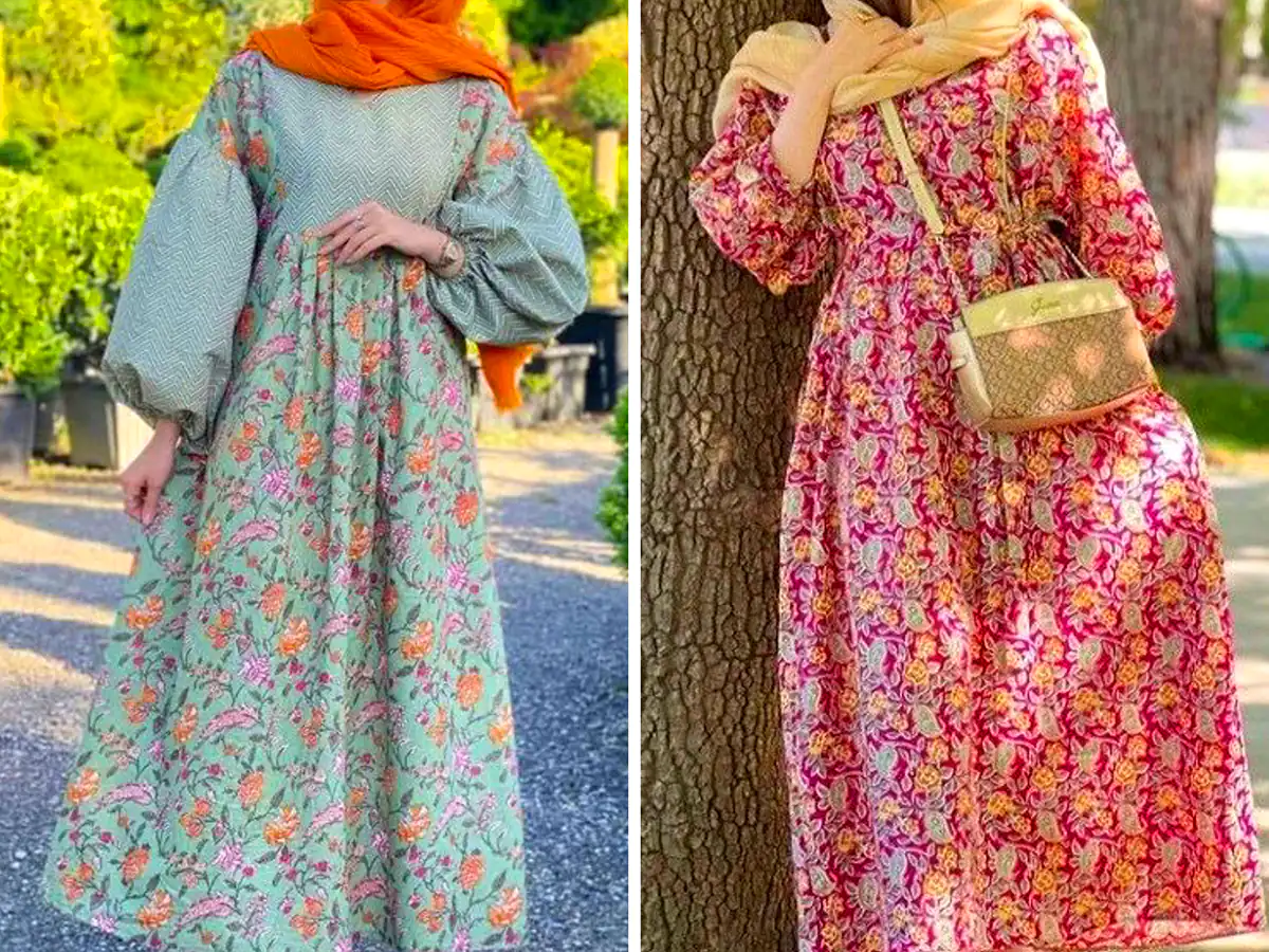 پیراهن ساحلی شیک نخی