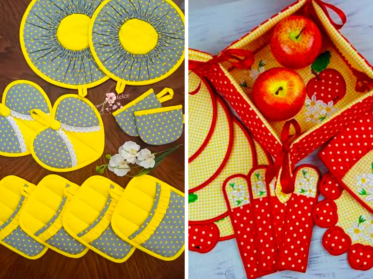 سرویس پارچه ای آشپزخانه نوعروس