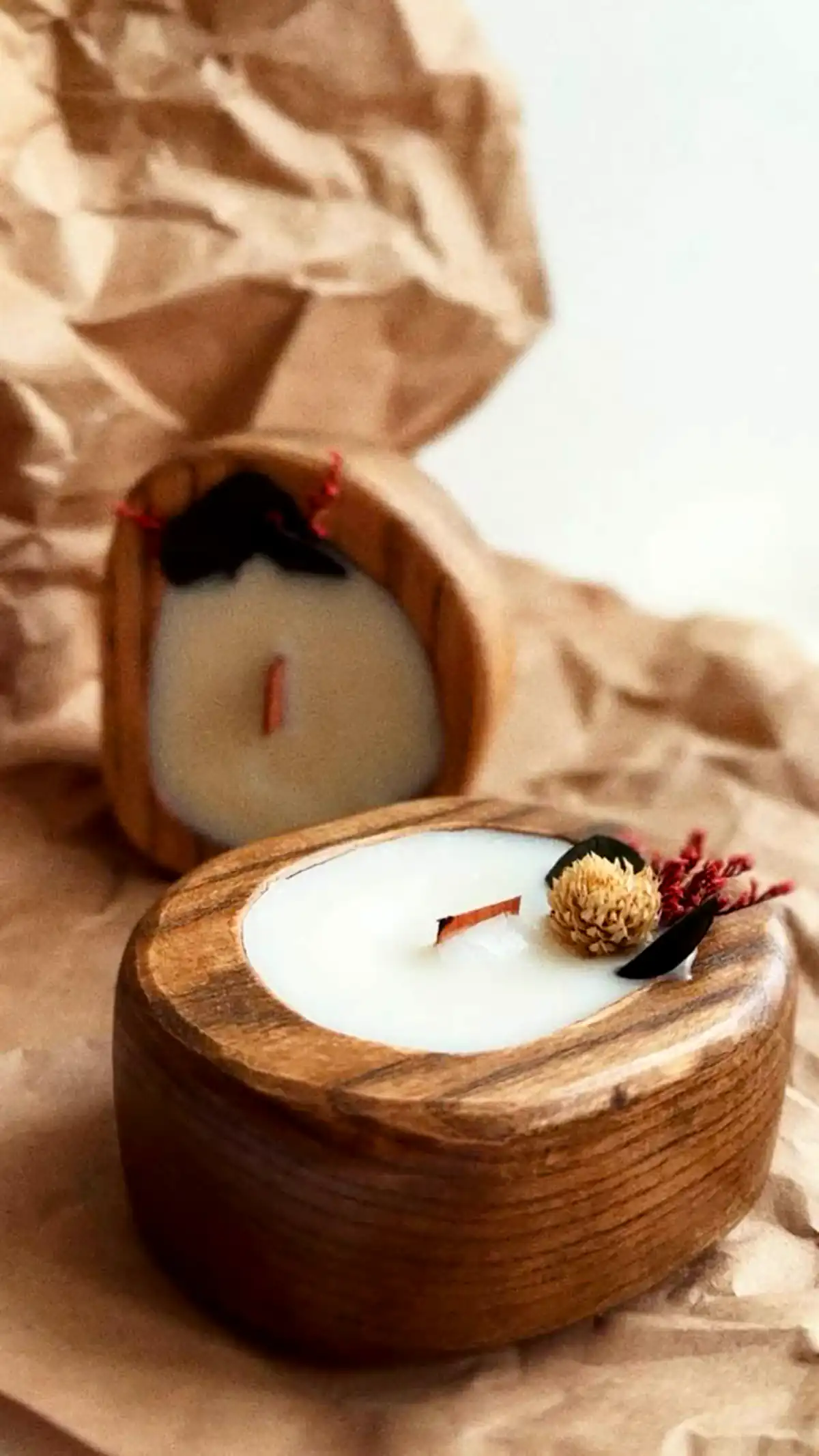 شمعع وارمر چوبی