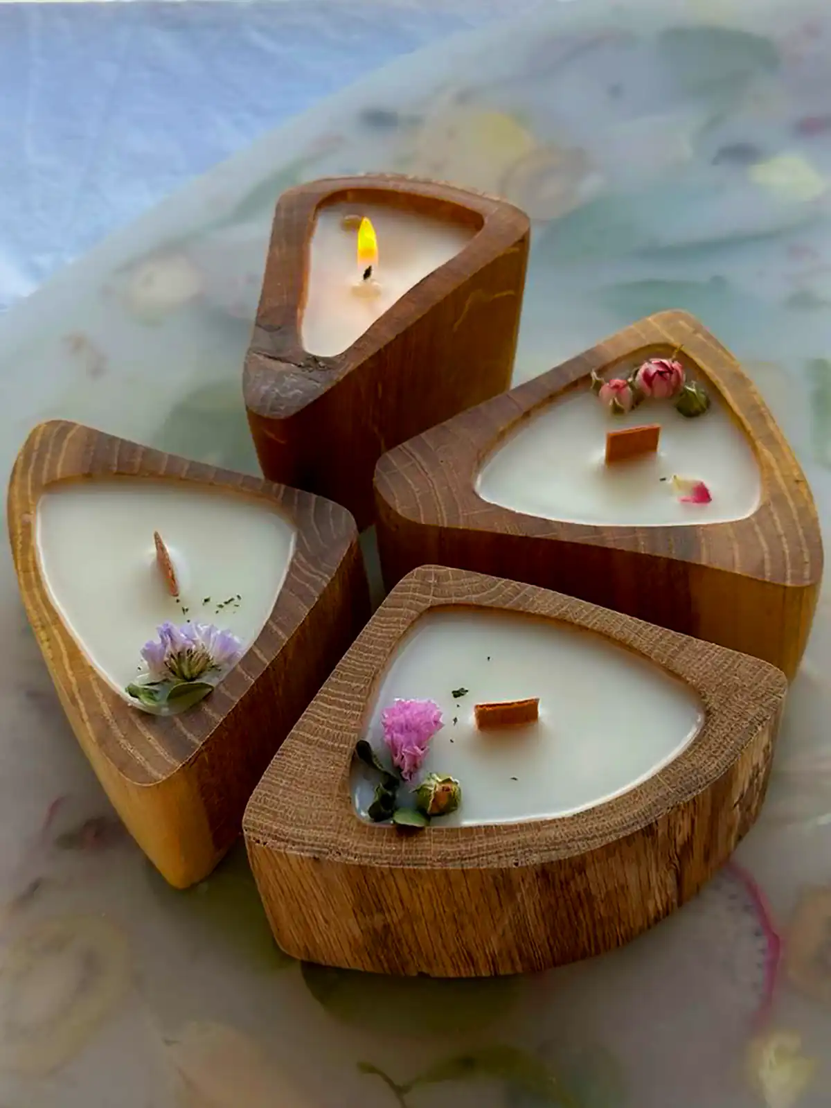 شمعع وارمر چوبی