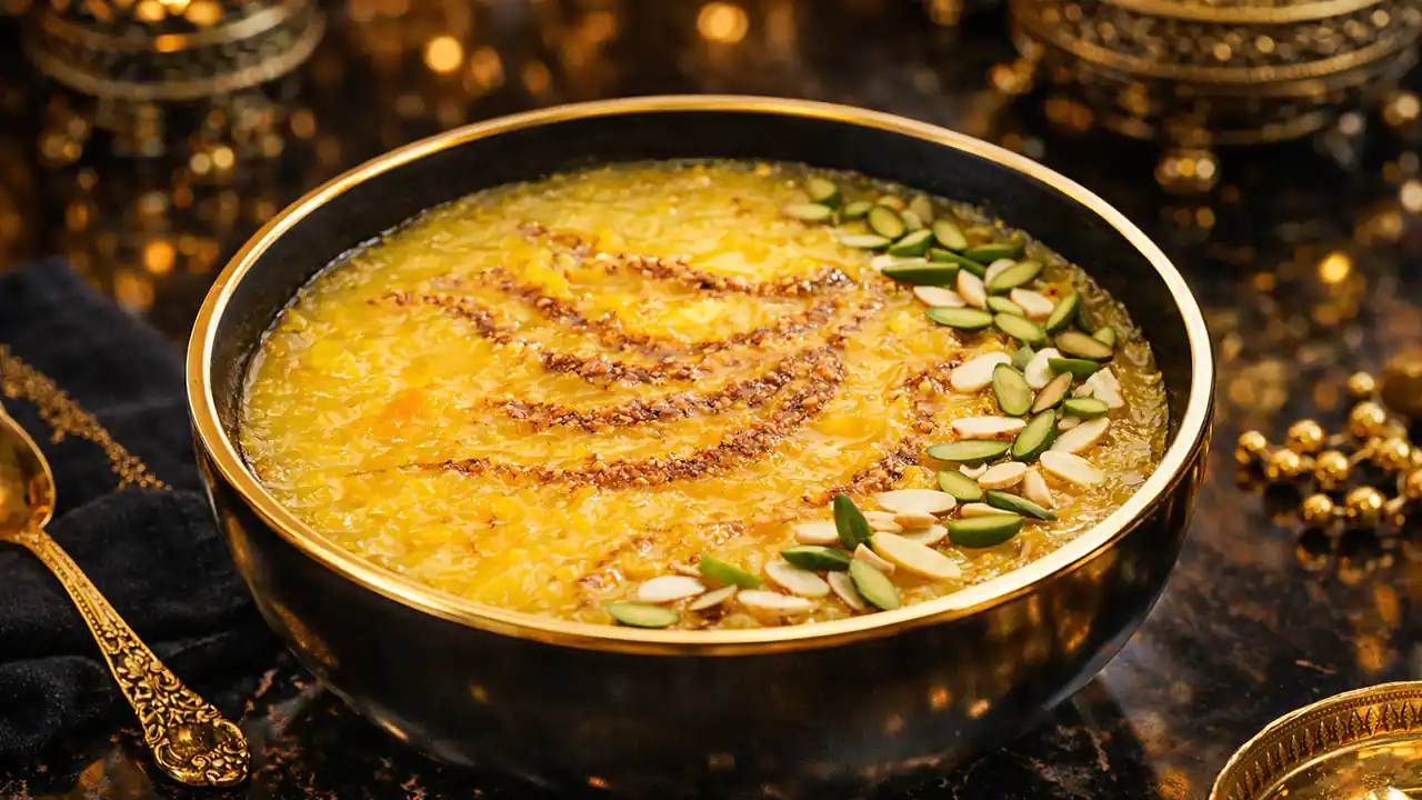 طرز تهیه شله زرد خوشمزه و مجلسی