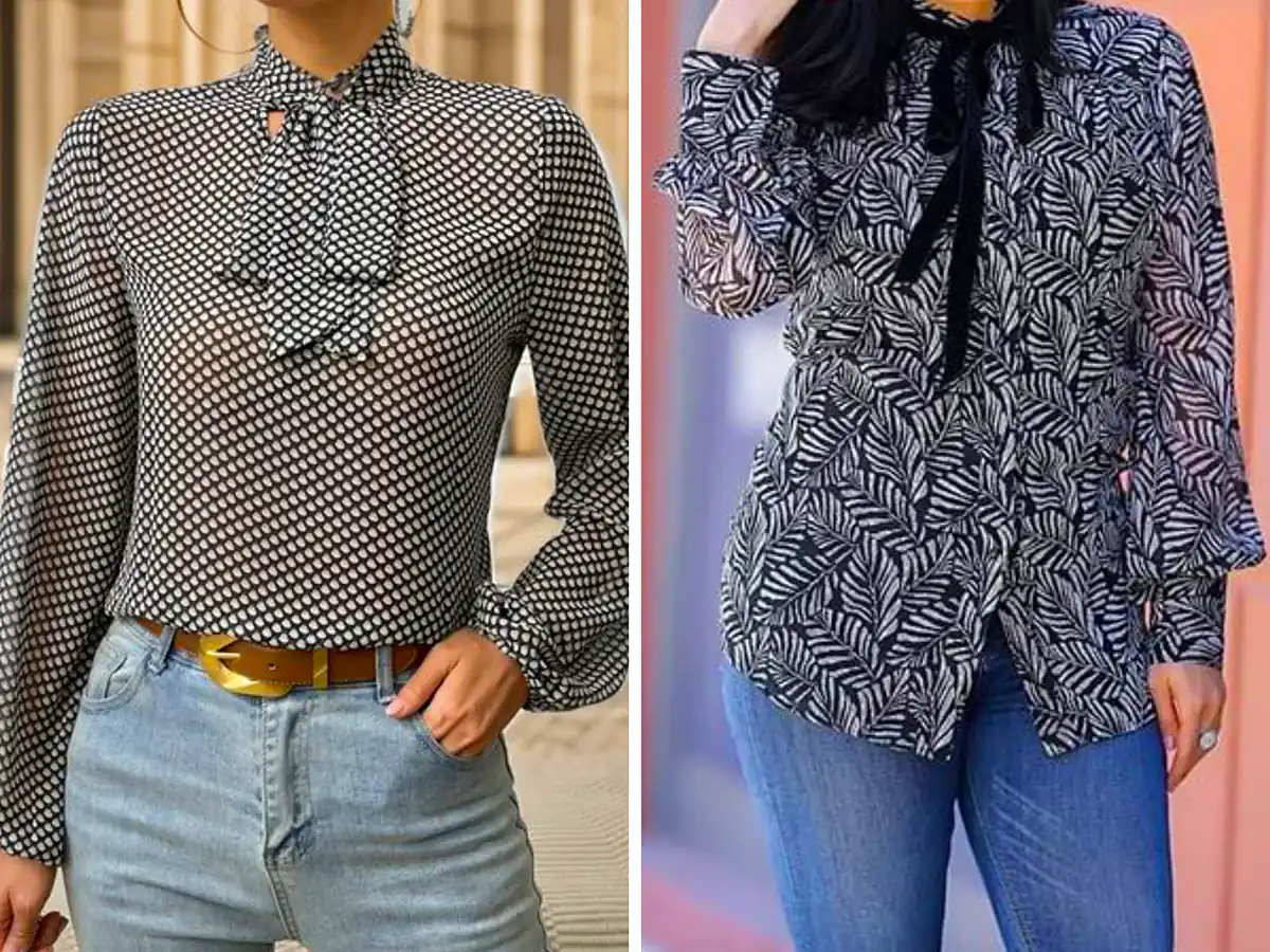 شومیز شطرنجی زنانه