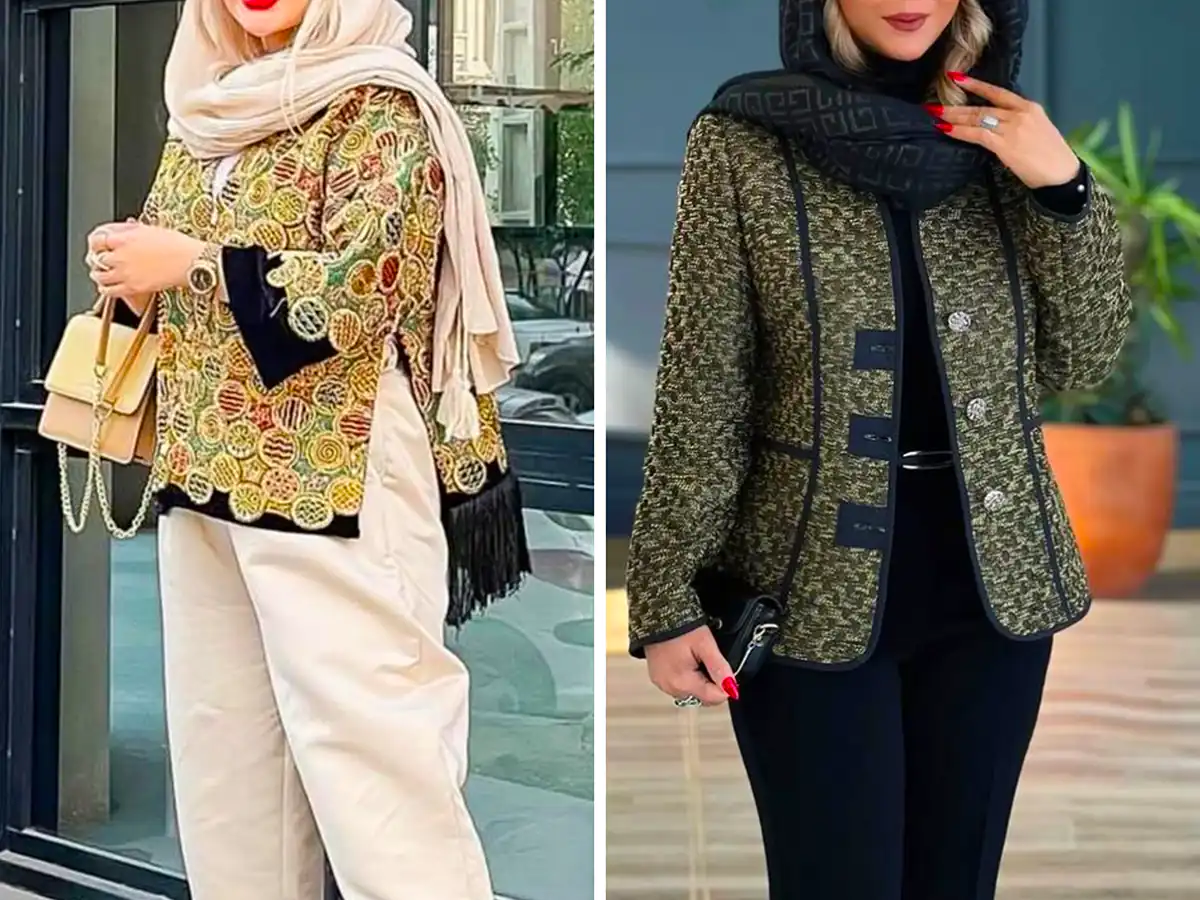 کت زنانه سنگین ولاکچری