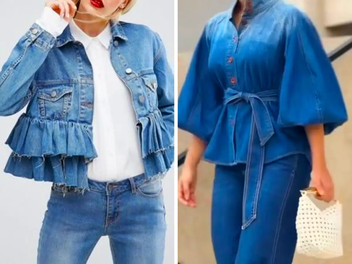 لباس جین شیک زنانه