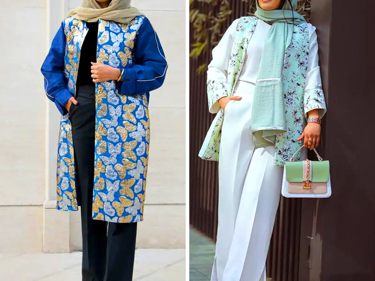 مانتو مدرن سبک خیابانی