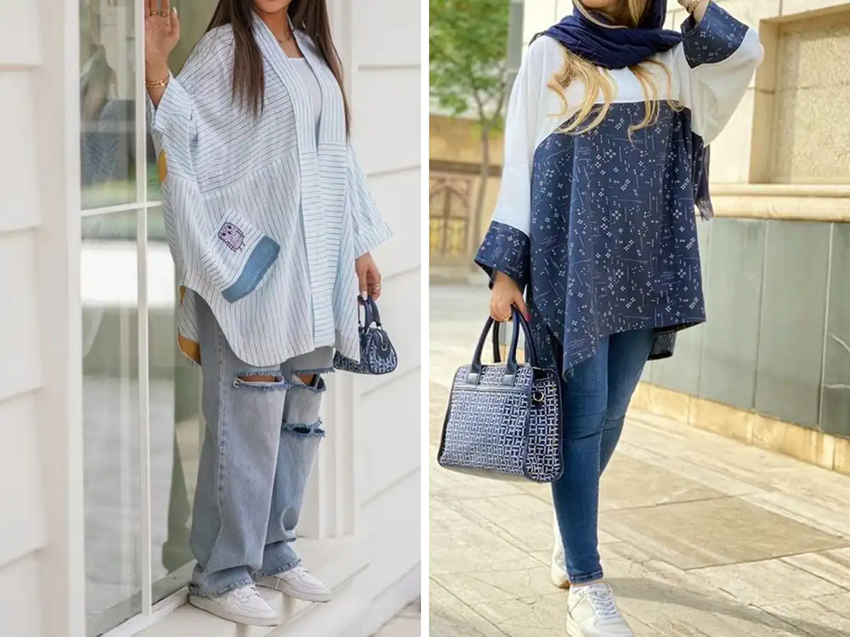 مانتو بهاری با طراحی ساده