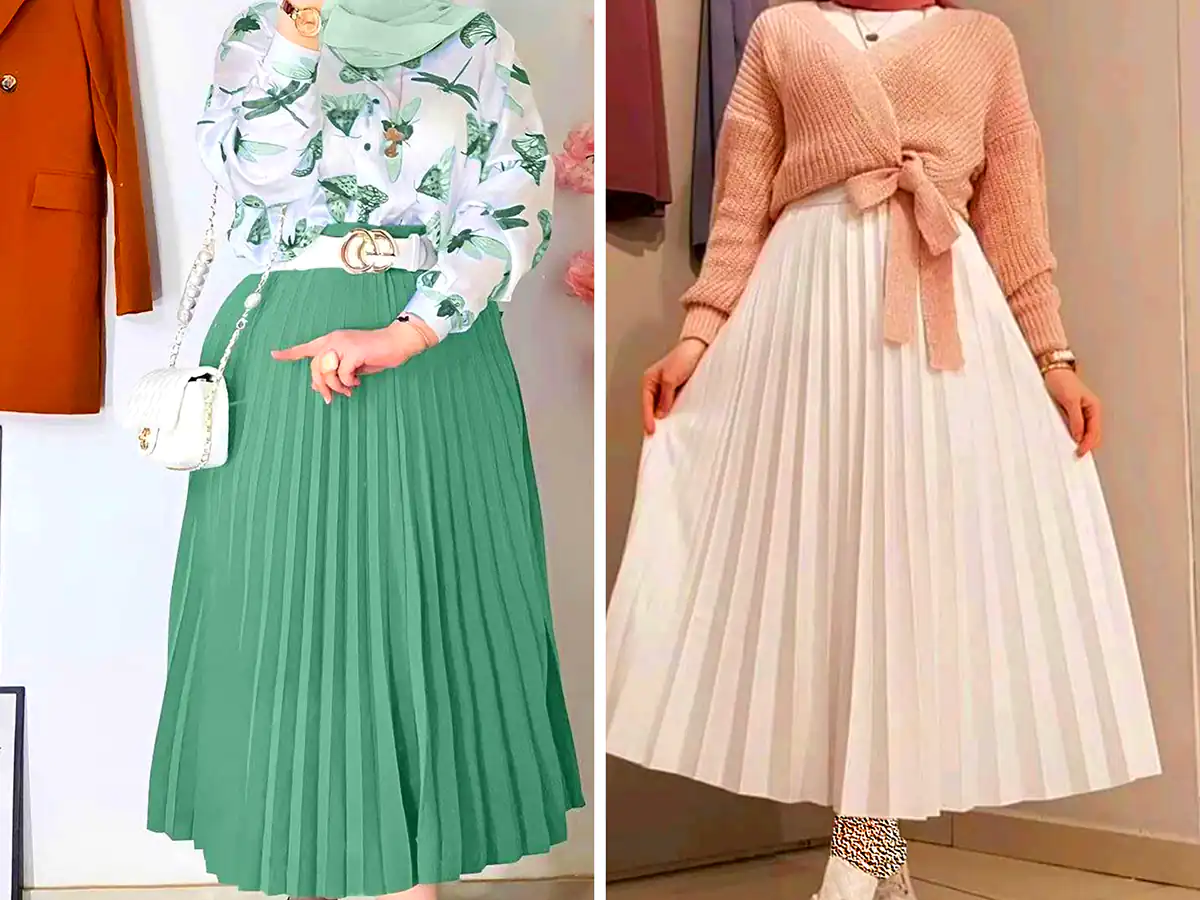 بلوز دامن شیک زنانه