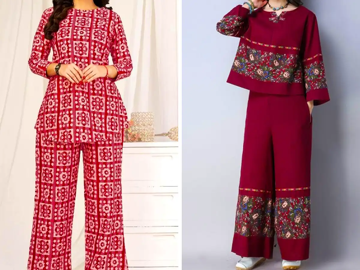 بلوز و شلوار رنگی توخونگی