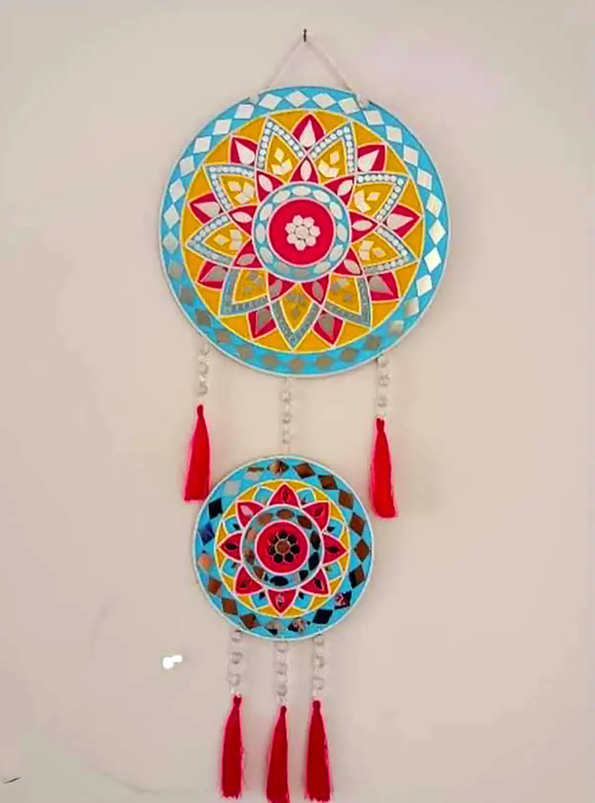 دیوار کوب رنگی دستساز