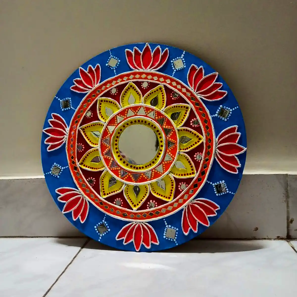 دیوار کوب رنگی دستساز