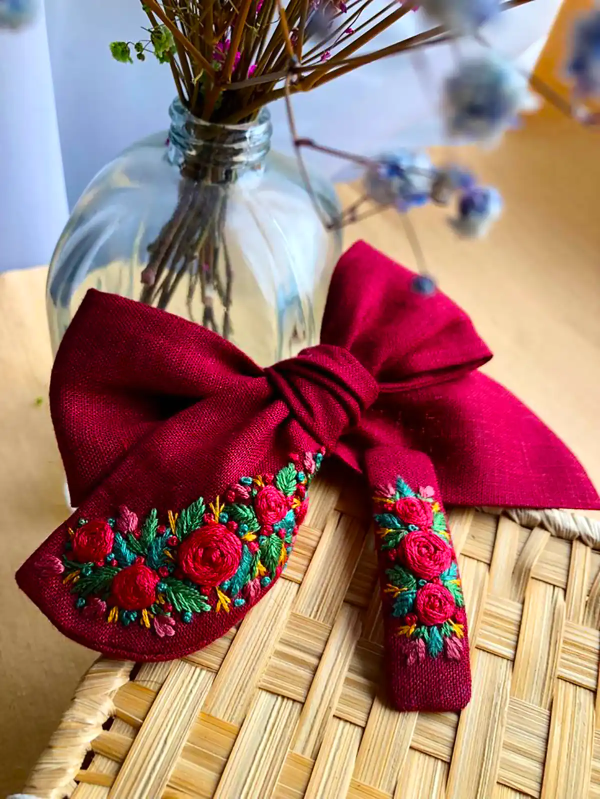گیره مو پاپیونی