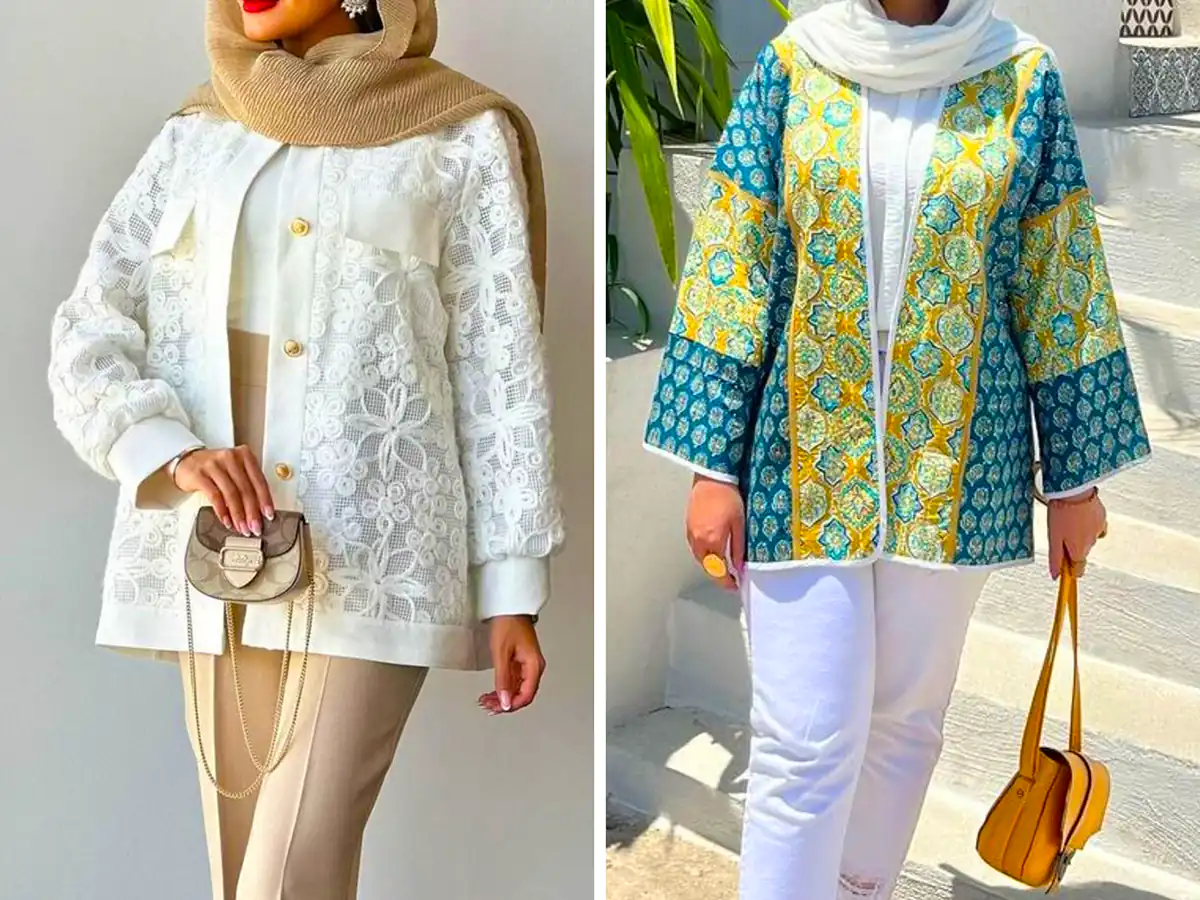مانتو با طراحی جالب و خاص