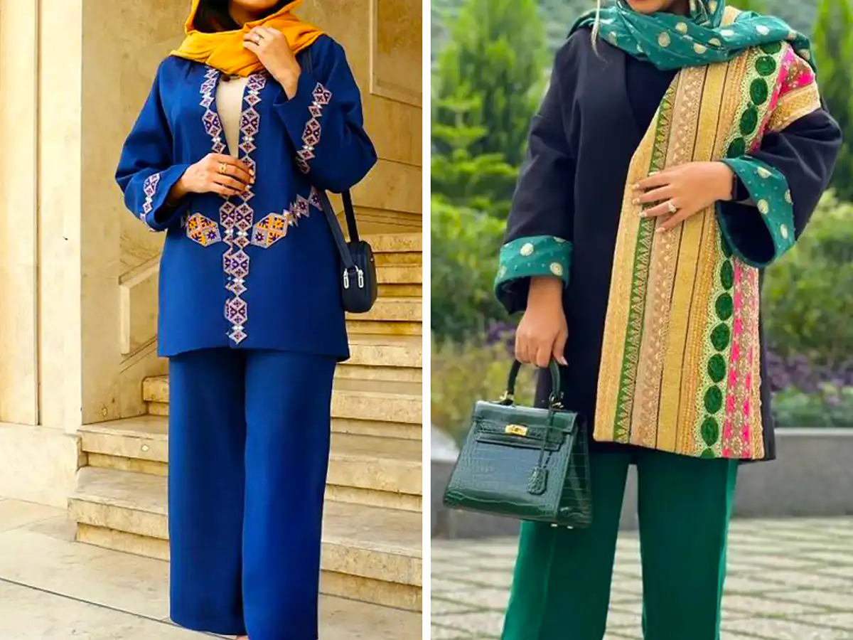 مانتو اسپرت بهاره رنگی