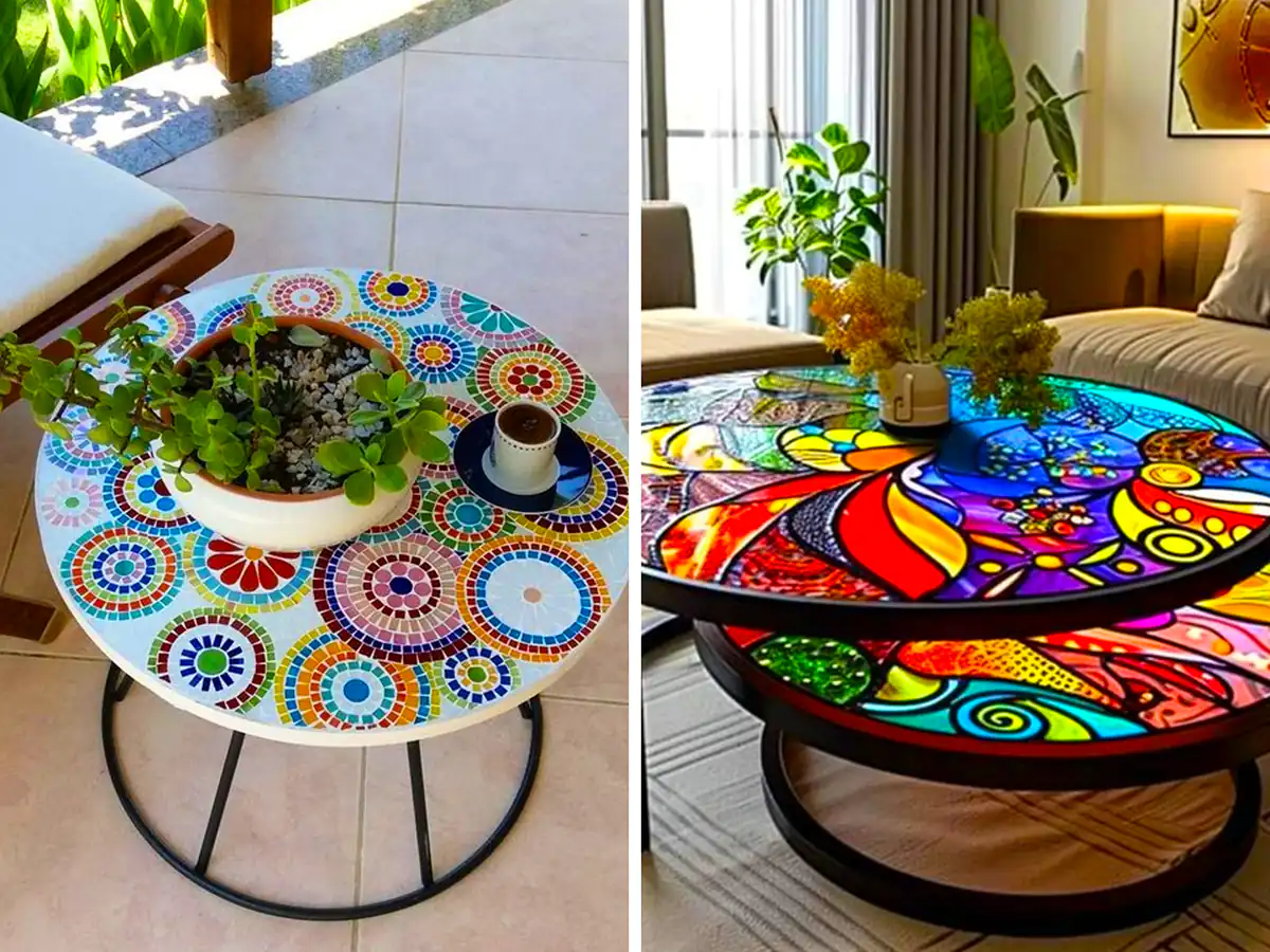 میز سنتی جلو مبلی