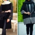 مانتو مشکی باکلاس دخترونه؛ ۱۵ عکس جذاب از جدیدترین ترندهای ۱۴۰۴
