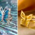 انگشتر باترفلای فانتزی؛ ۱۵ عکس از طرح‌های خاص برای انگشت‌های ظریف