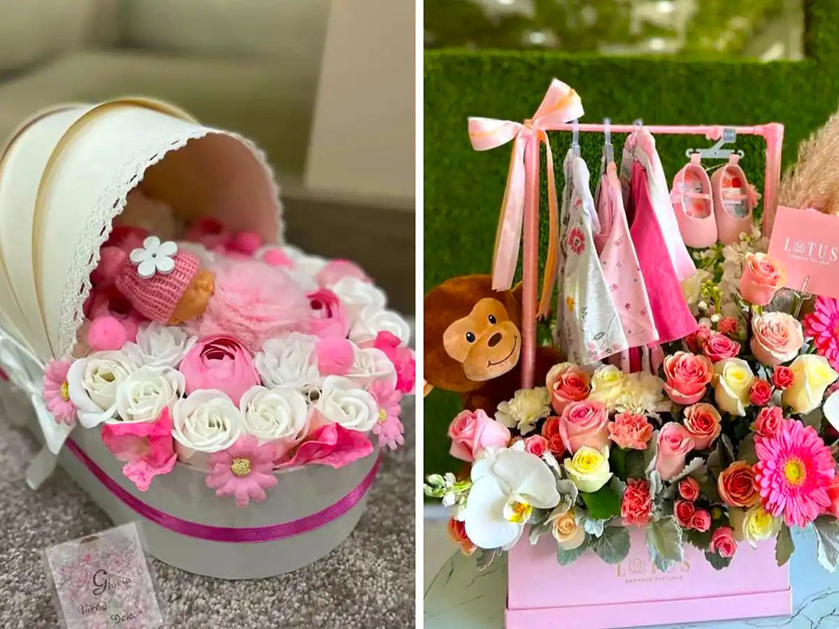 باکس هدیه تبریک قدم نورسیده