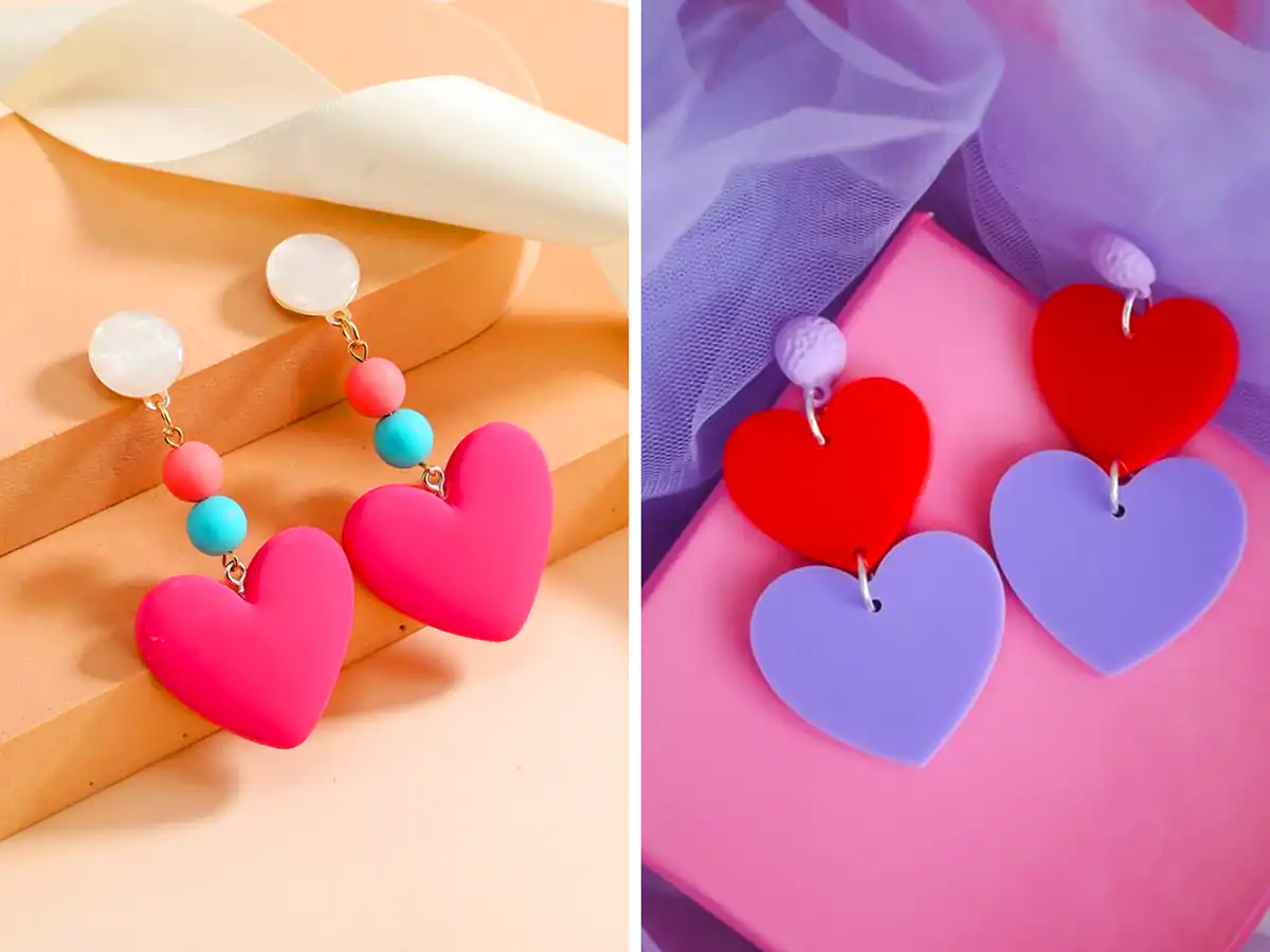 گوشواره قلبی تینیجری