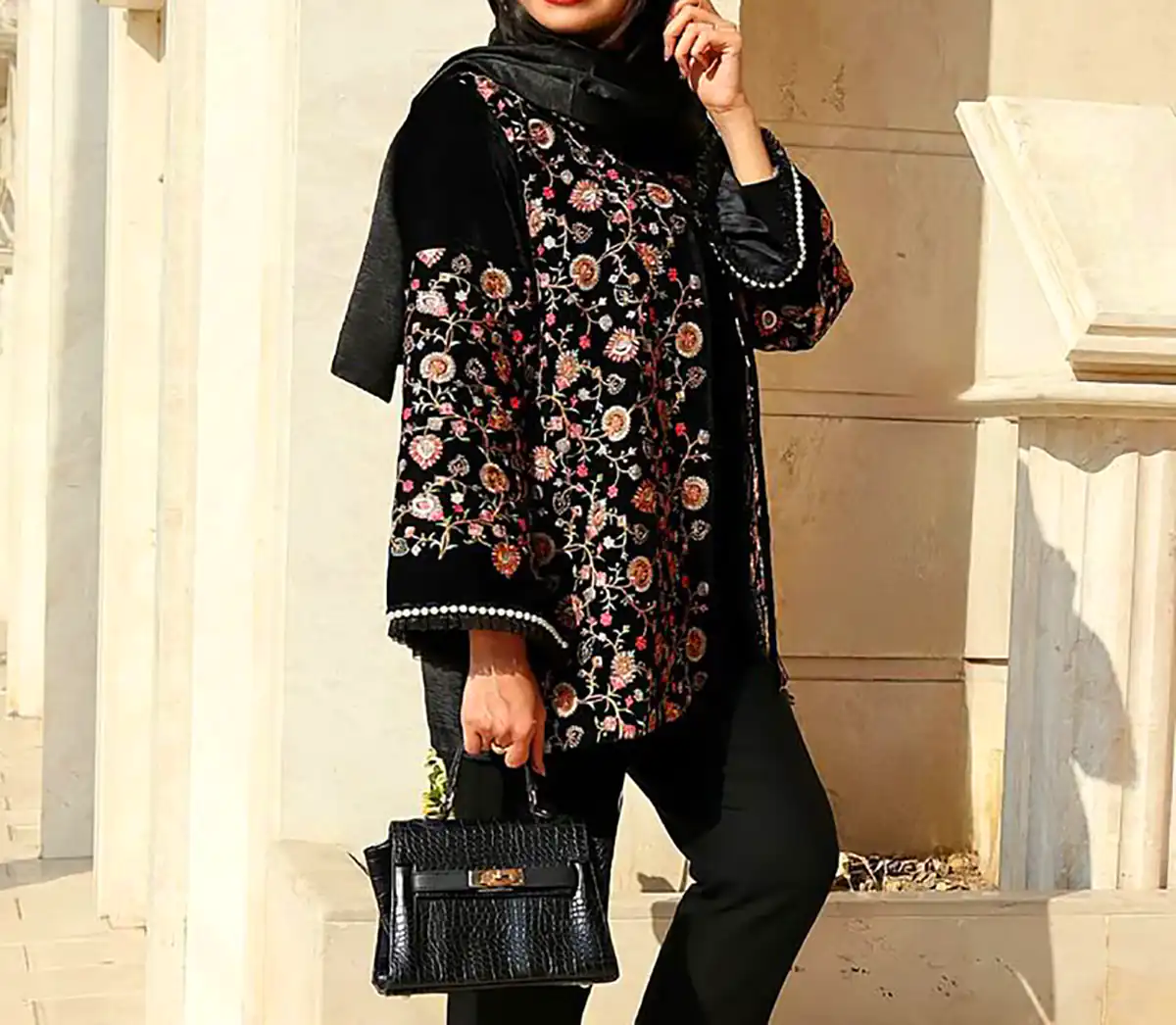 کت ژورنالی سوزن دوزی
