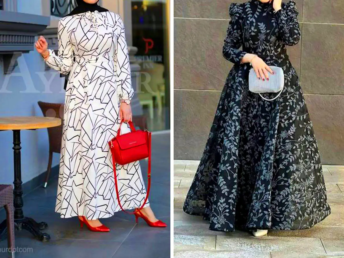مانتو عبایی مدرن بهاری