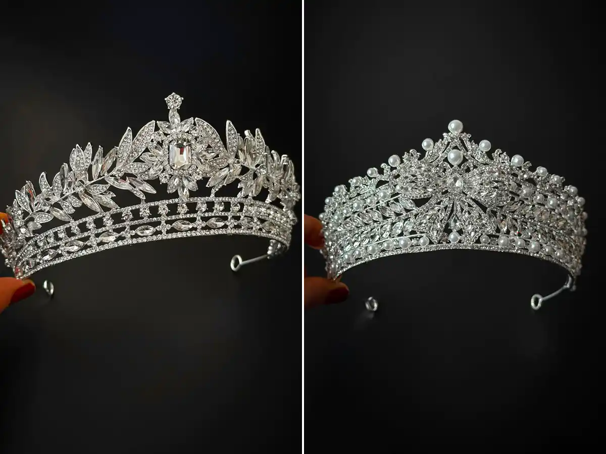 تاج عروس خاص و پرنگین
