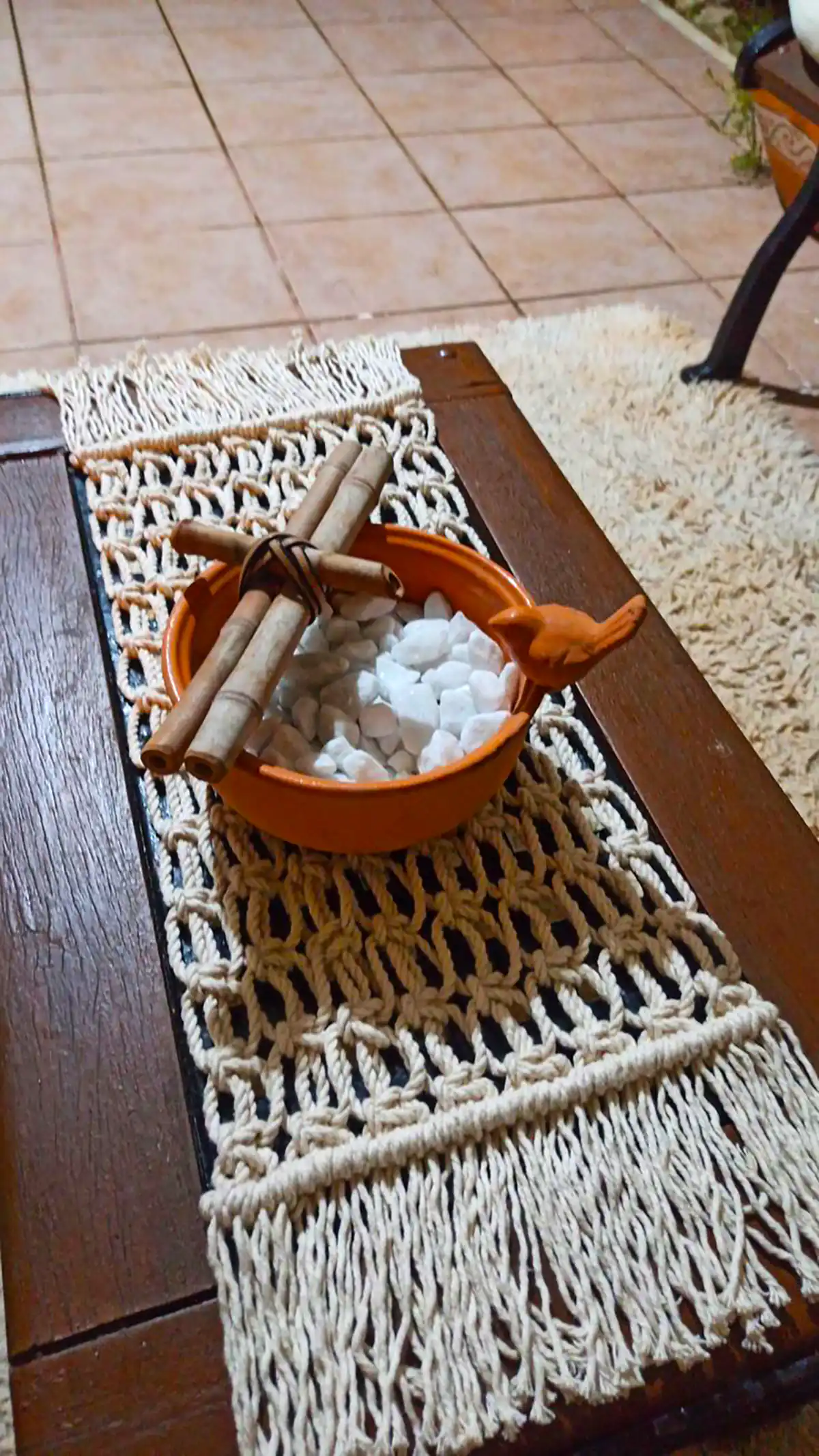رانر مکرومه بافی شیک