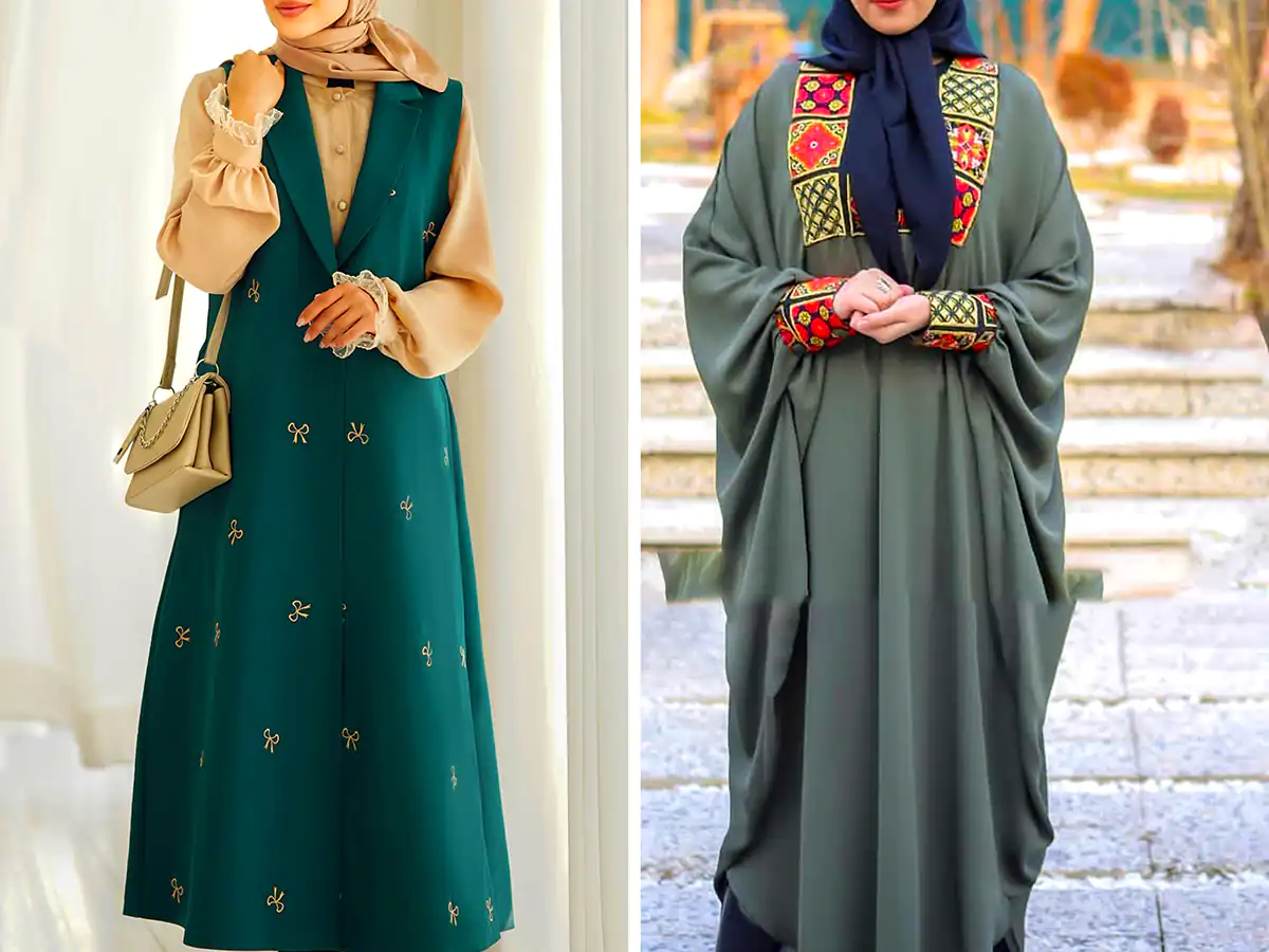 مانتو اسلامی کلاسیک زنانه