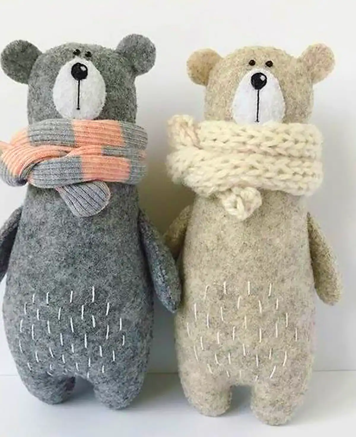 عروسک کیوت با پارچه تدی