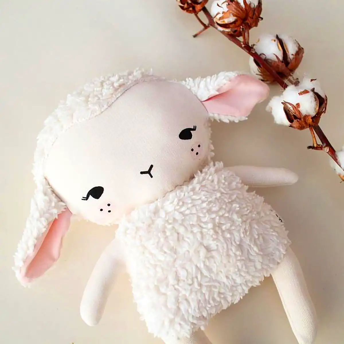 عروسک کیوت با پارچه تدی