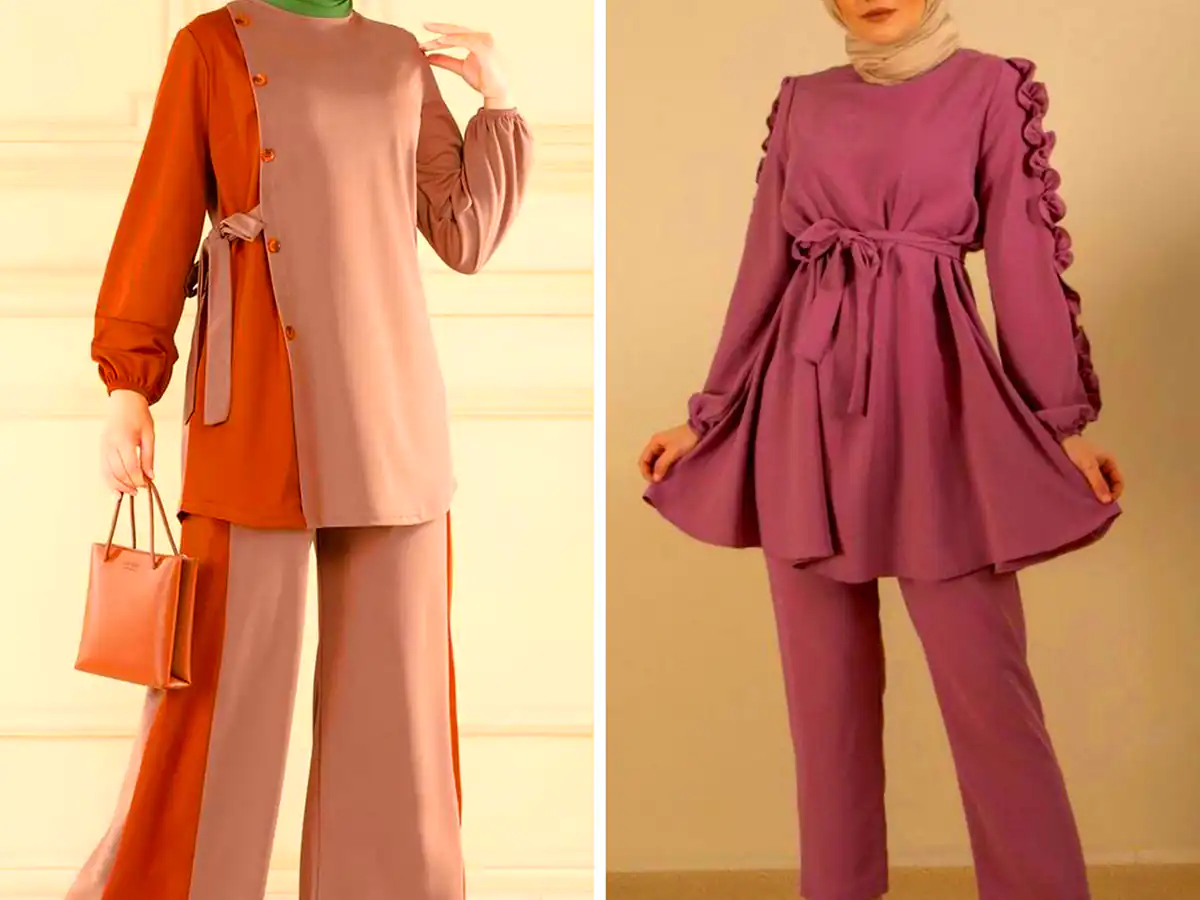 بلوز و شلوار بلند زنانه