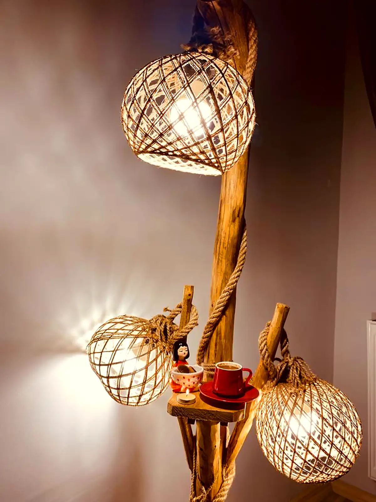 چراغ خواب طرح مارپیچی
