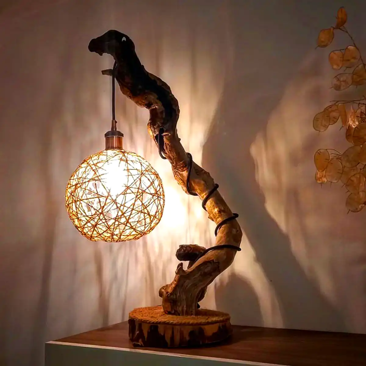 چراغ خواب طرح مارپیچی
