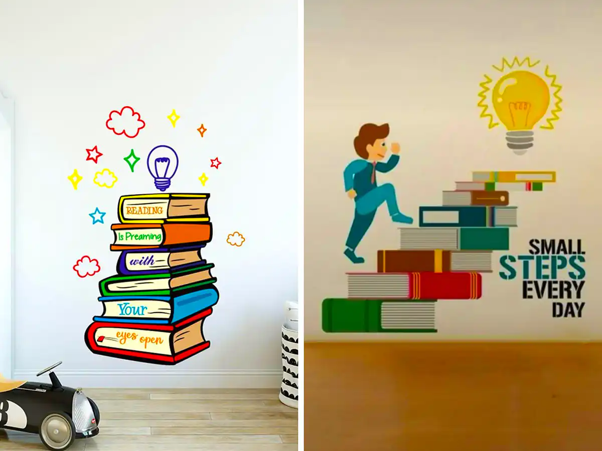 دیزاین دیوار برای آموزشگاه ها
