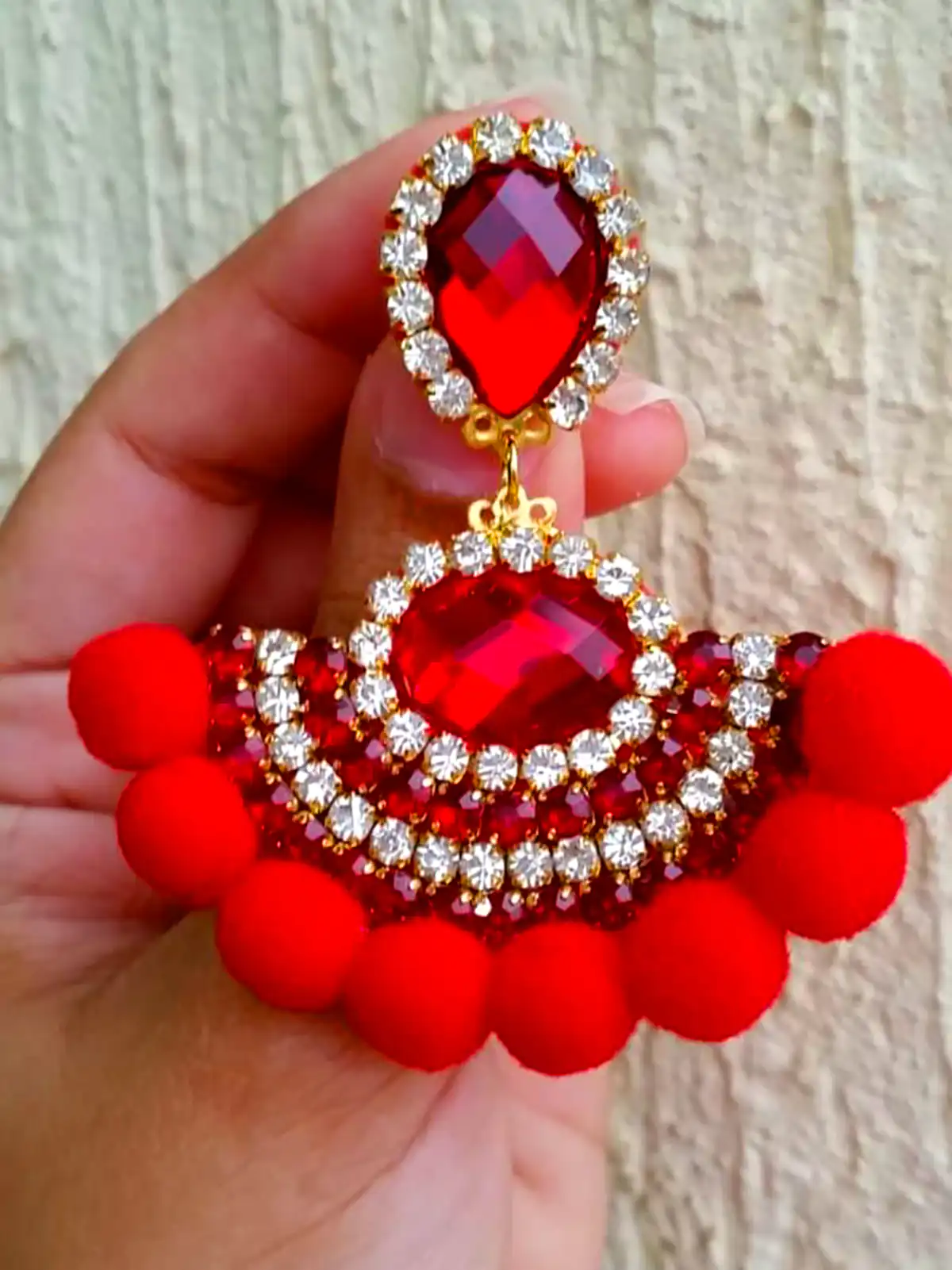 گوشواره رنگی محلی