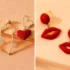 گوشواره فانتزی قرمز؛ ۱۵ انتخاب شاد برای تیپ‌های جسور و خاص‌پسند!