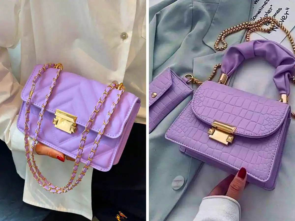 کیف دستی یاسی رنگ