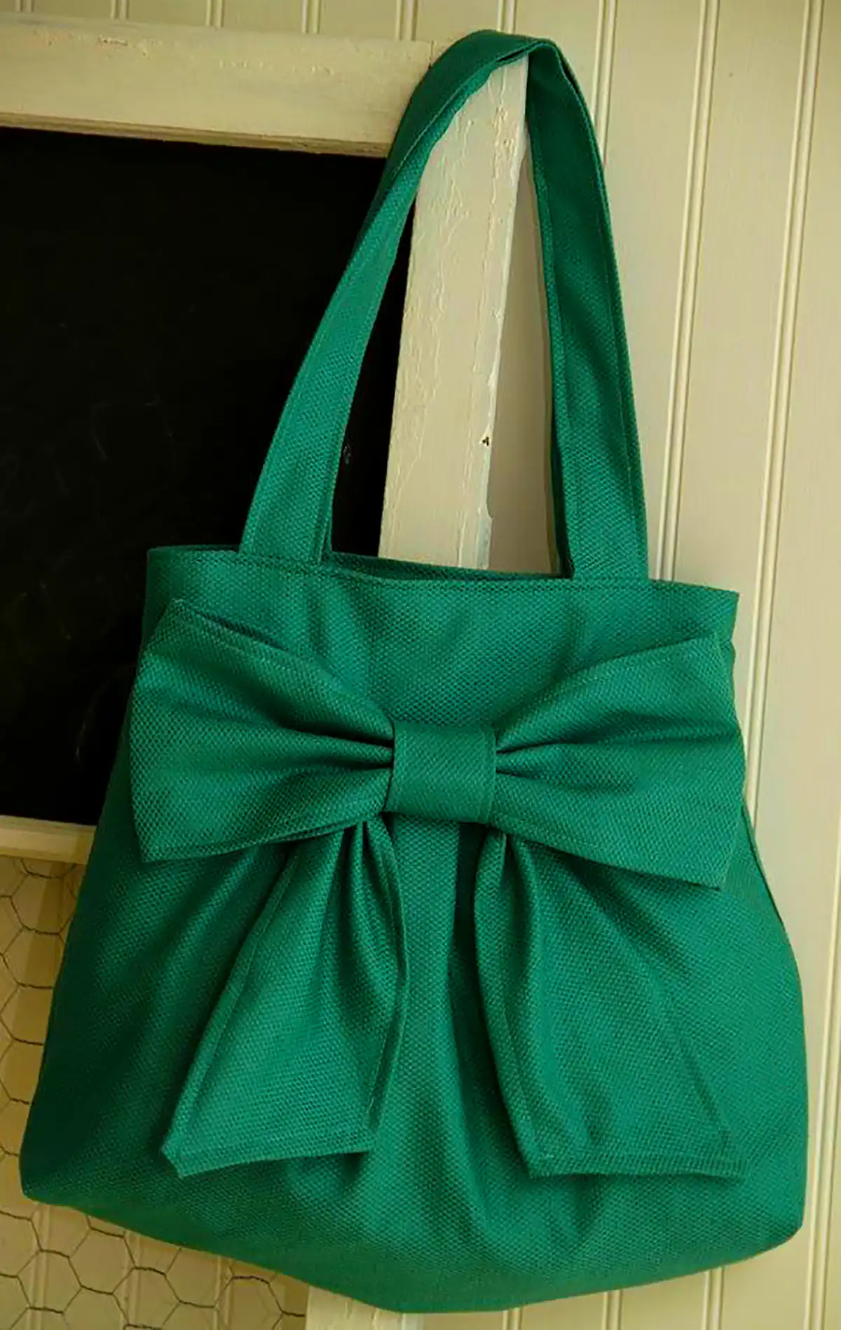 کیف پارچه ای پاپیونی