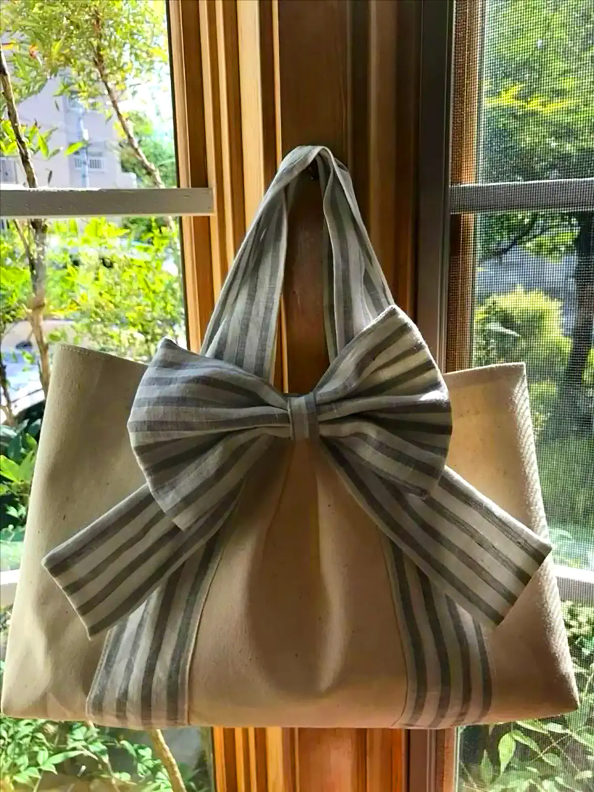 کیف پارچه ای پاپیونی
