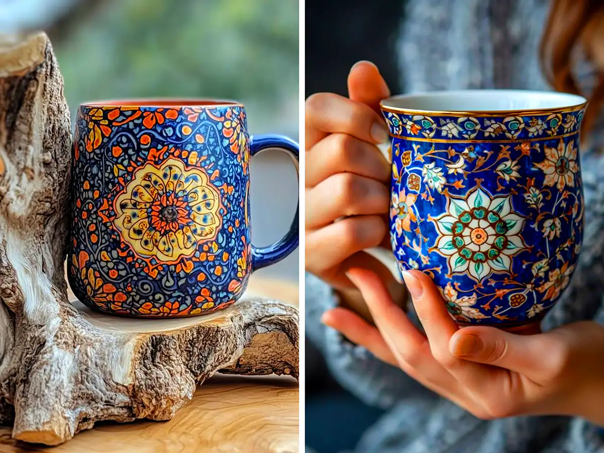ماگ دسته دار سنتی 