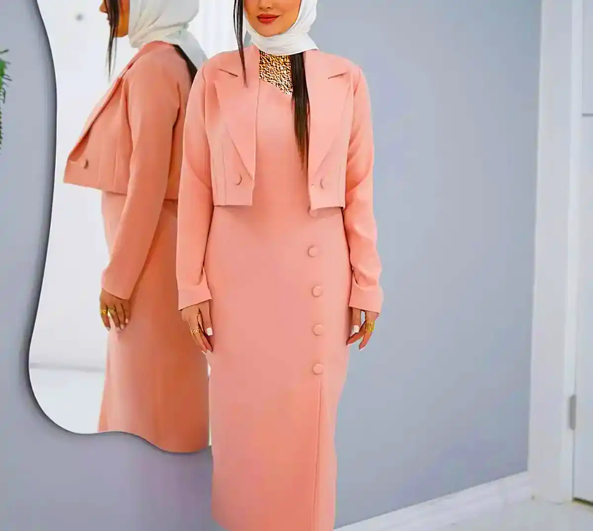 مانتو دخترانه با طراحی جوان پسند